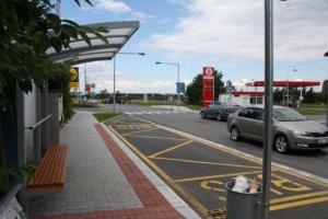Autobusové zastávky v ulici Karlovarská
